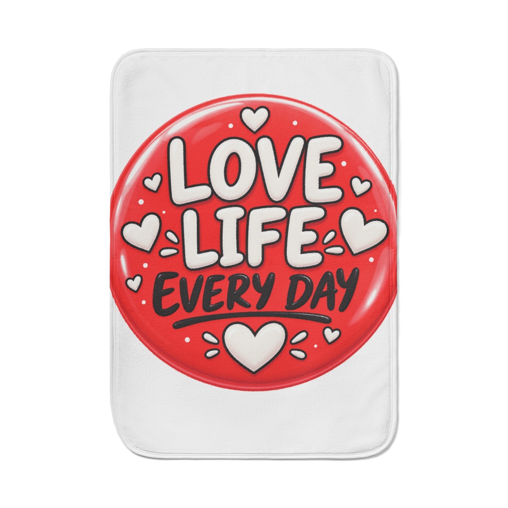 Blanket Red Heart Gift Idea