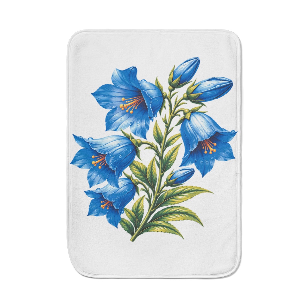 Exotic Blue Bellflower