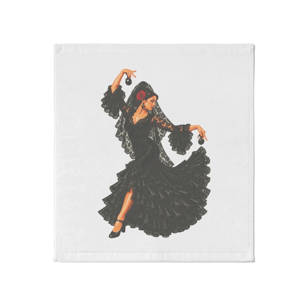 Elegant Flamenco Dancer with Castanets