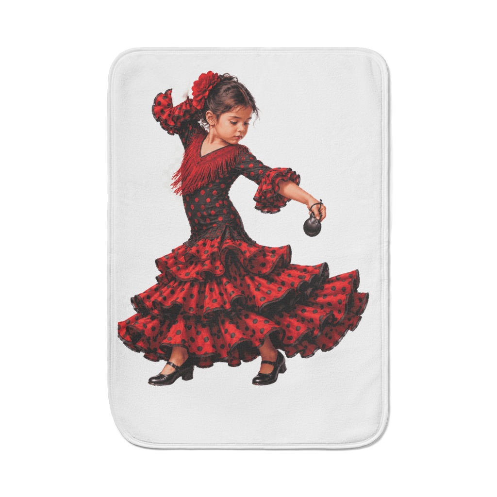 Girl dance flamenco
