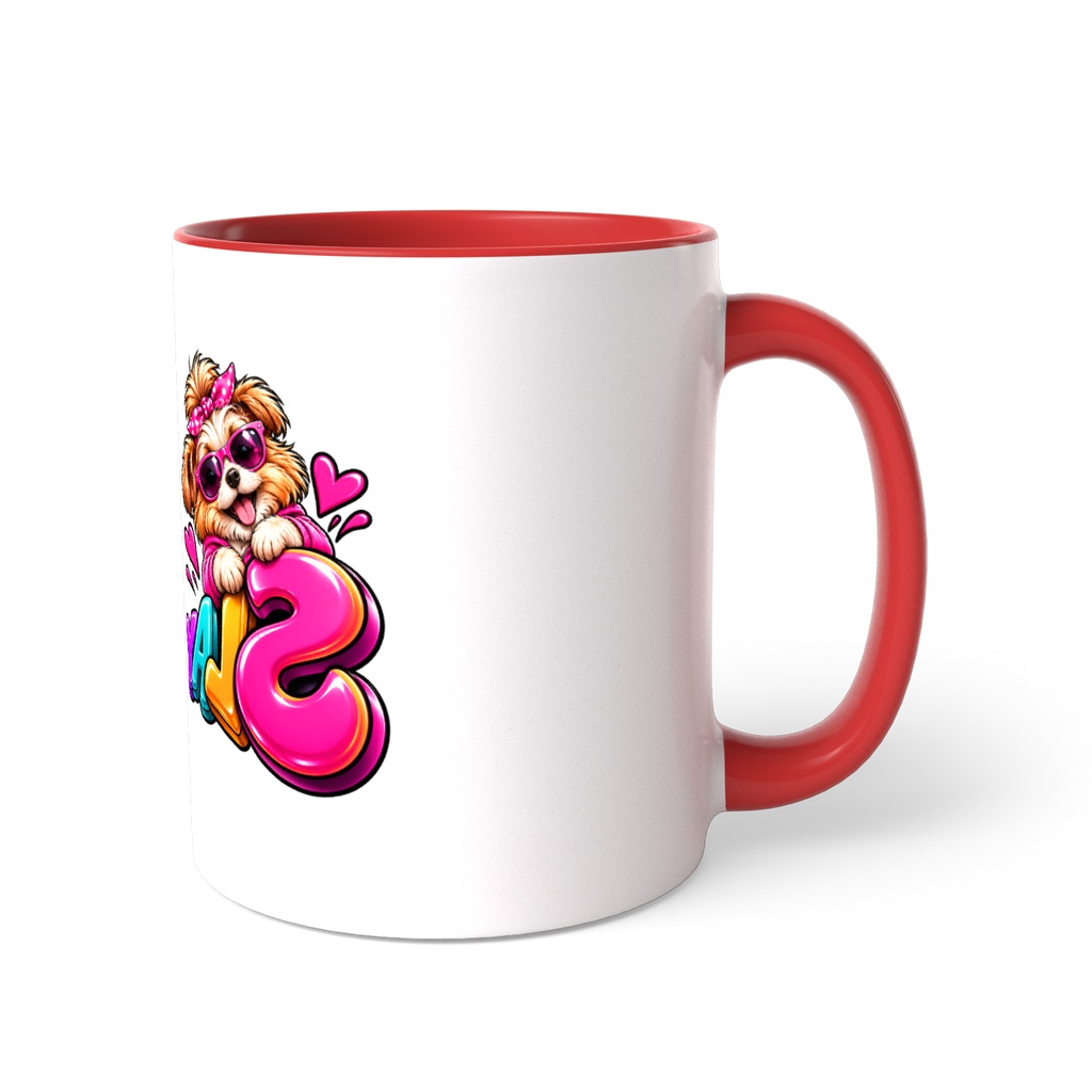 Cute Slay Dog Colorful Funny Love Design