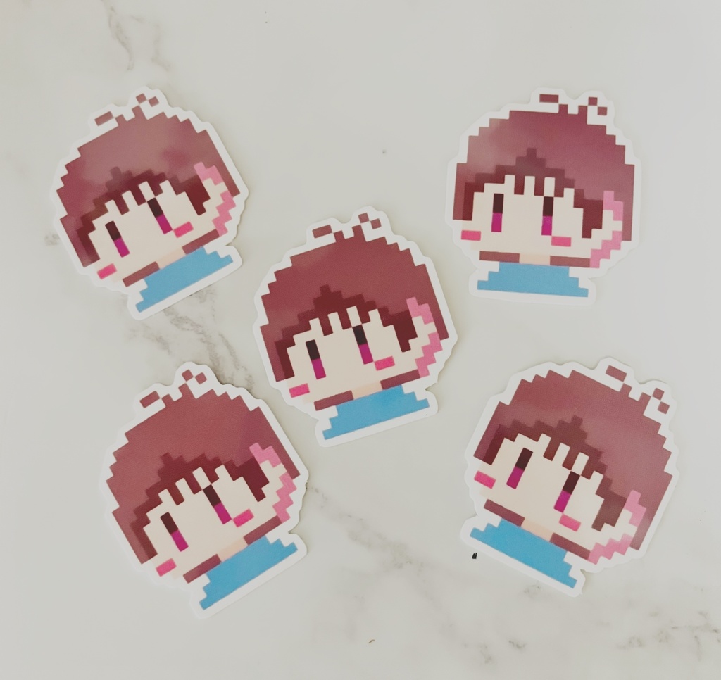 ドットこまちゃんステッカー