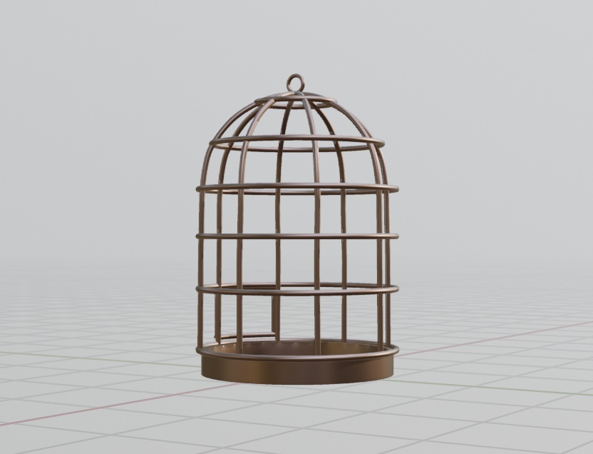 シンプルな鳥籠