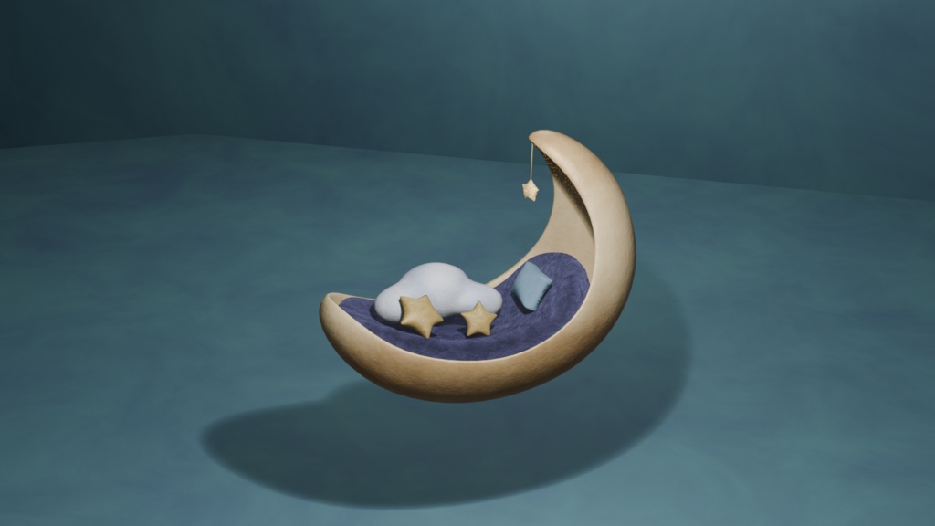 【3D】月のソファ