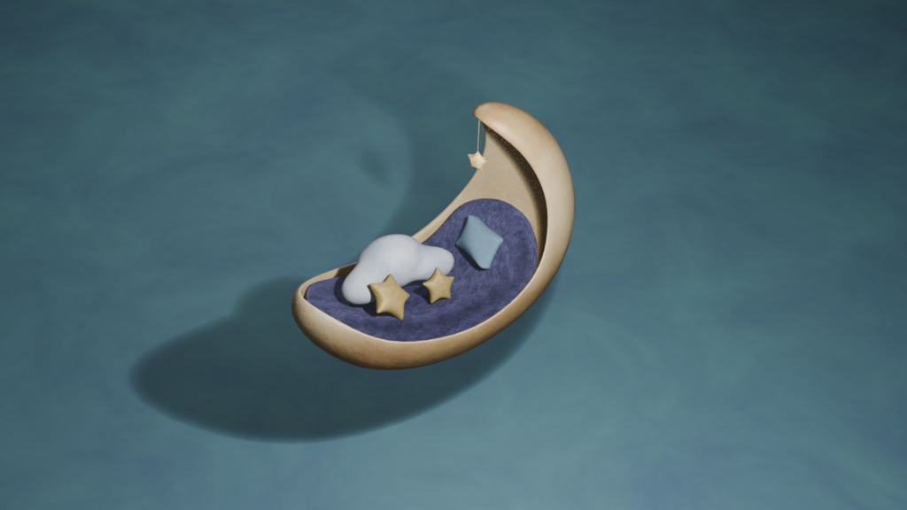 【3D】月のソファ