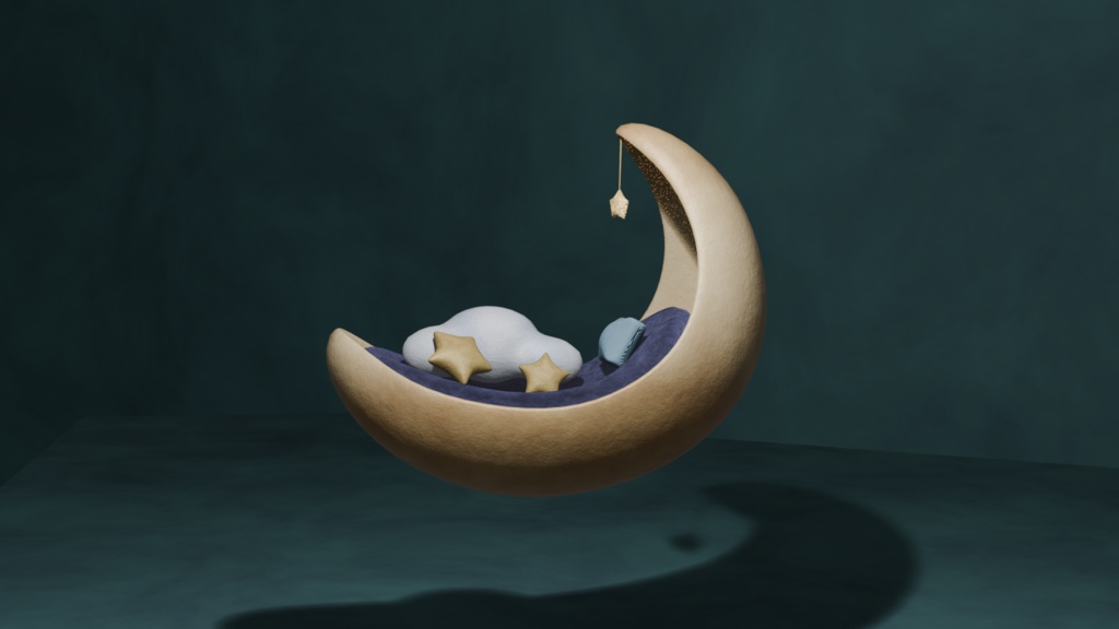 【3D】月のソファ