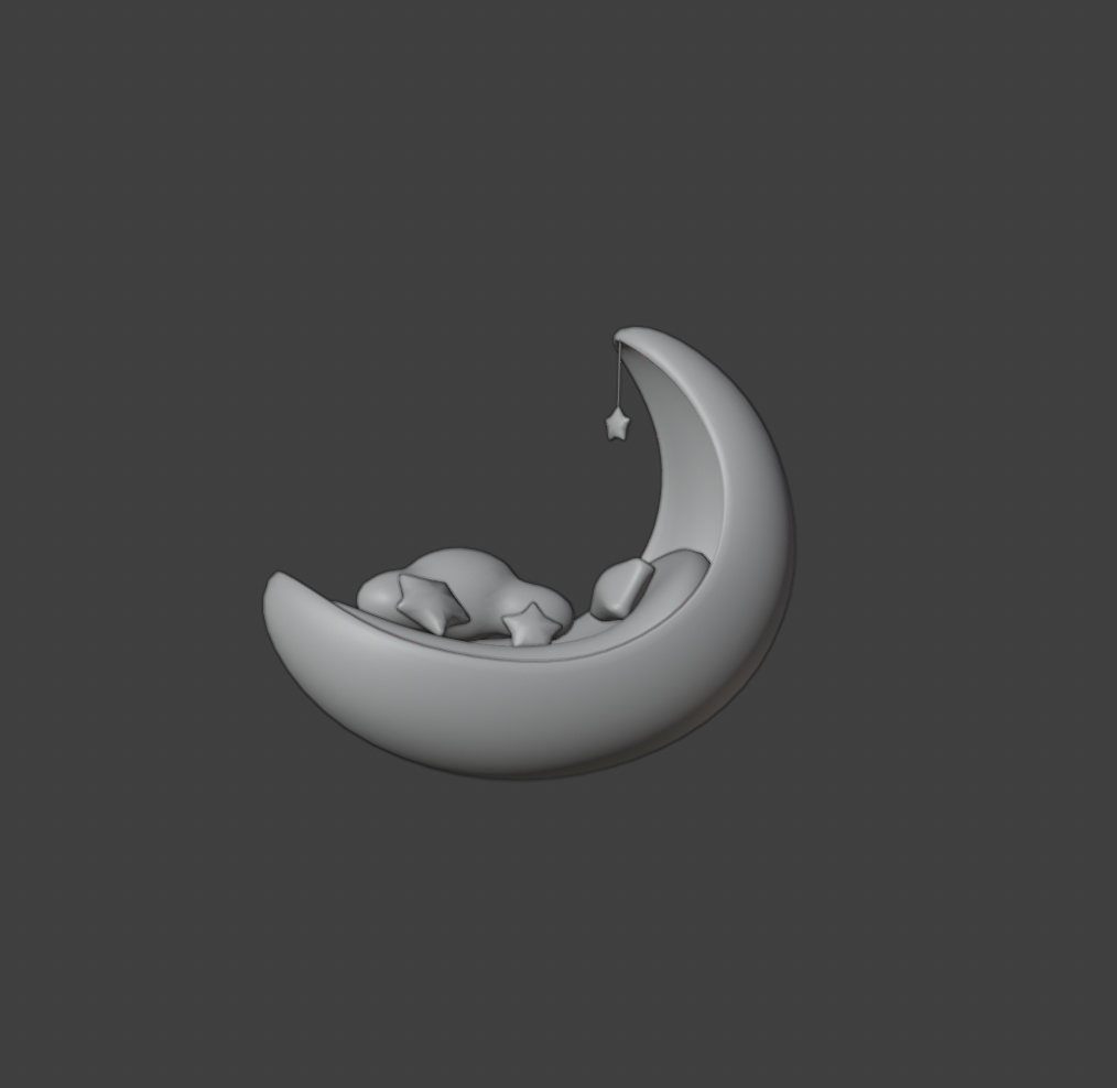 【3D】月のソファ