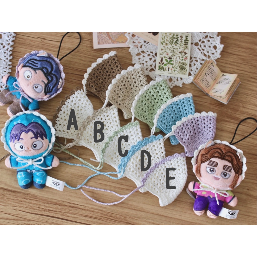 【受注】8cmサイズのボンネット(15カラー)