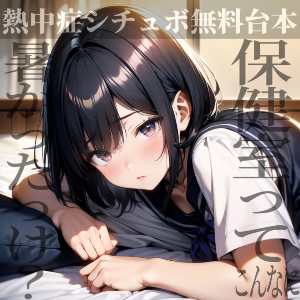 【熱中症シチュボ無料台本】保健室って、こんなに暑かったっけ？ pdf形式