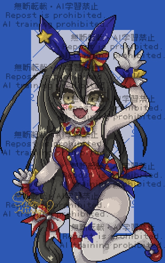 蒼祭兎姫 キャンバスアート