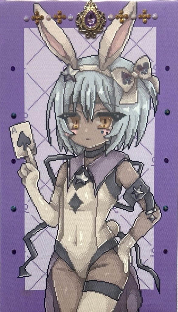 宵紫兎姫 キャンバスアート