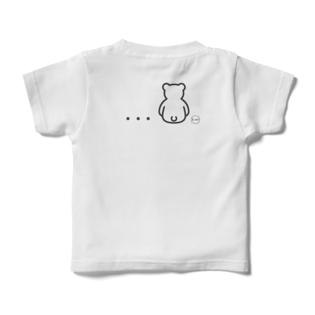 k.-ne?オリジナルデザインキッズTシャツ（くま）