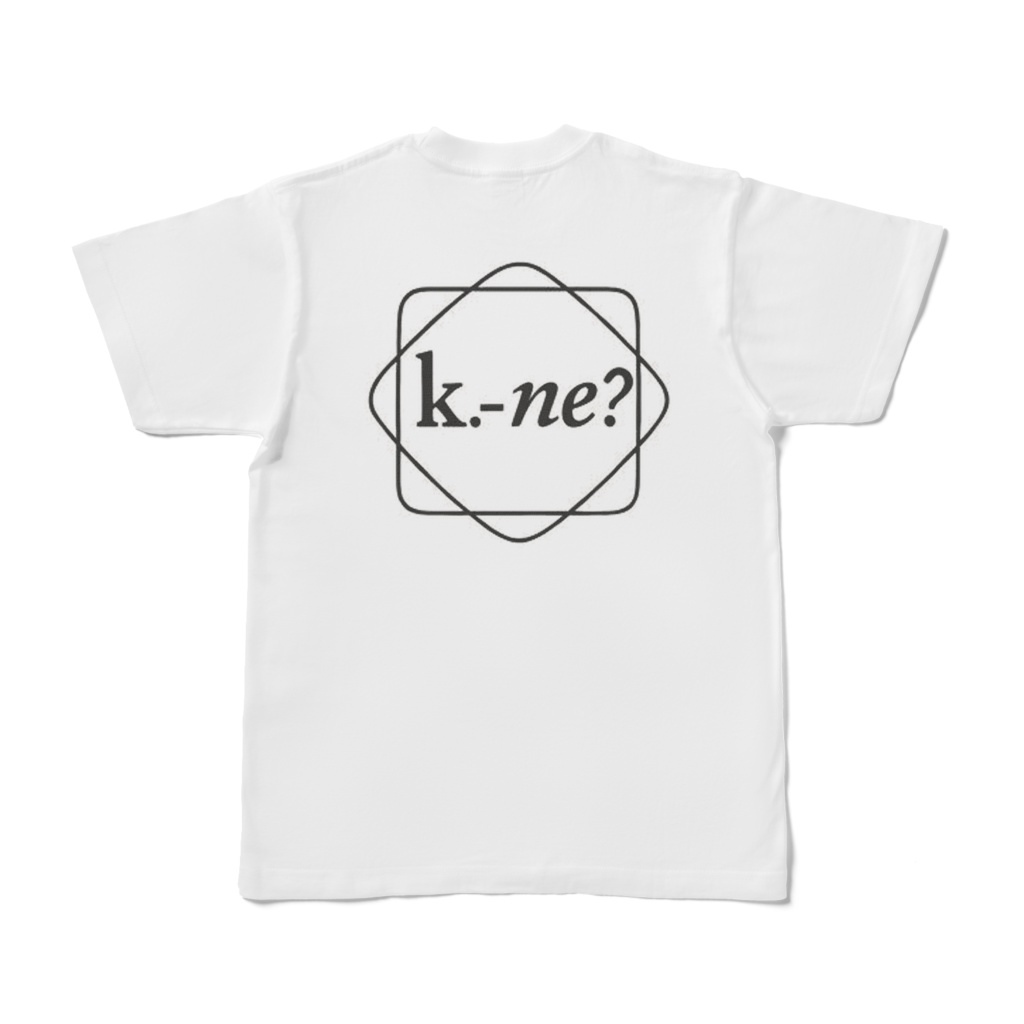 k.-ne?オリジナルTシャツロゴバックプリント(くま)