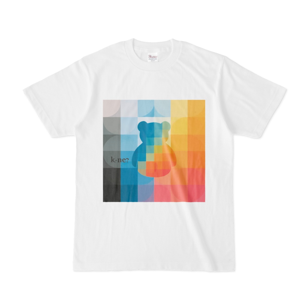 k.-ne?オリジナルTシャツ(グラデくま)