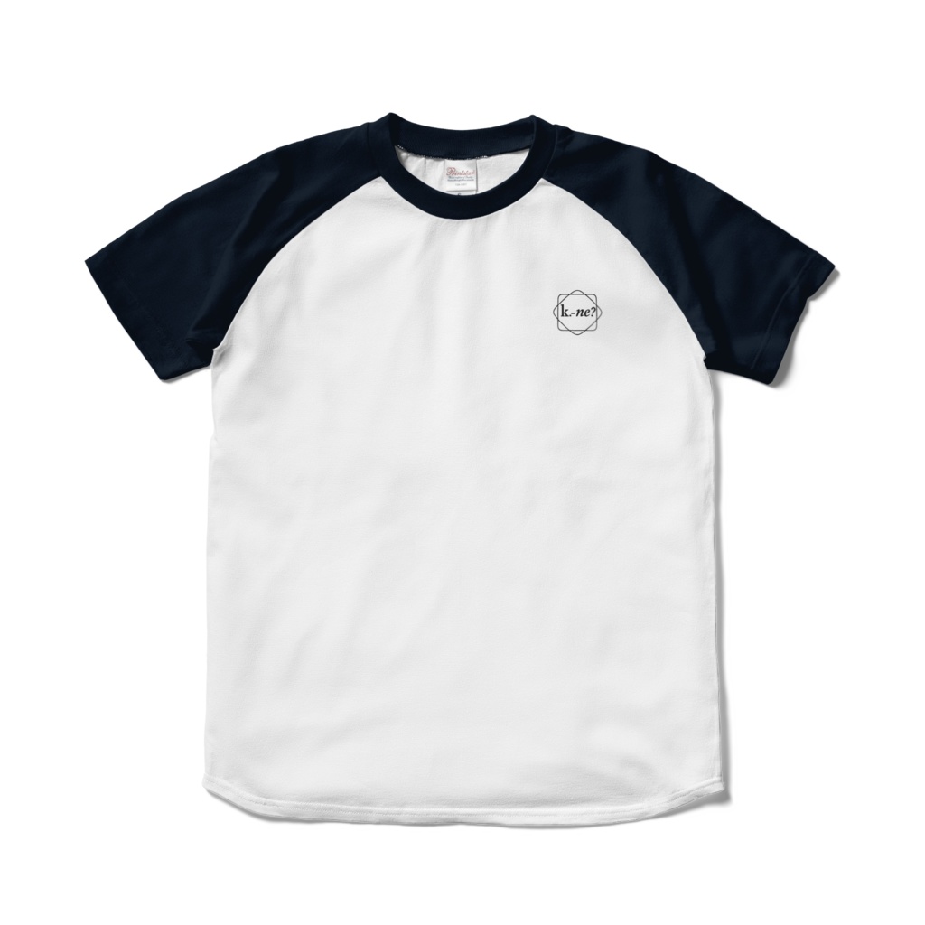 k.-ne?ラグランTシャツネイビー（グラデウォッチ）