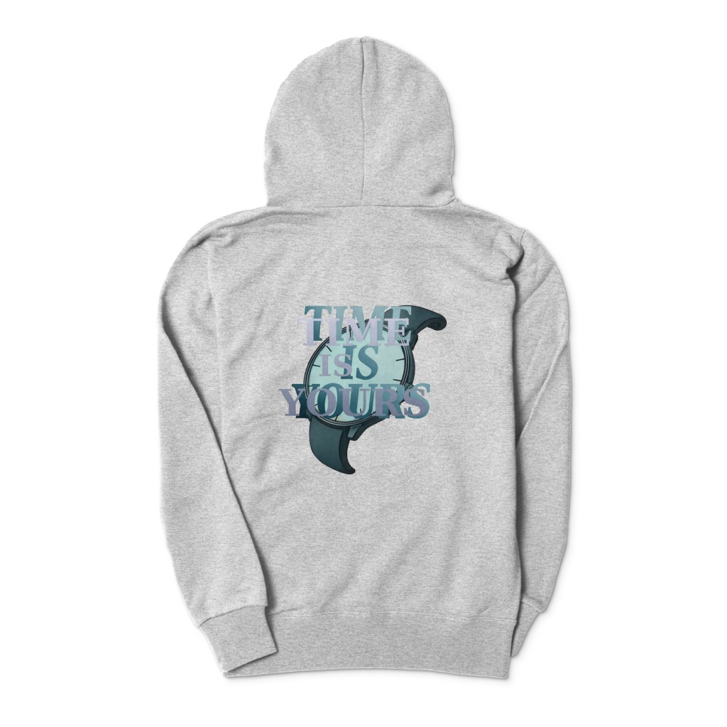 k.-ne?ジップパーカーグレー(グラデウォッチ)