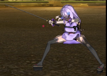 武器っぽいの。後ろにローリング