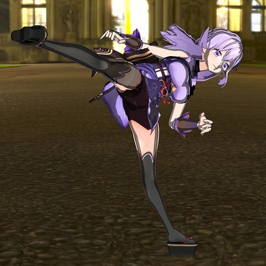 ジャブ→ボディストレート→ジャブ→回し蹴り→横蹴り