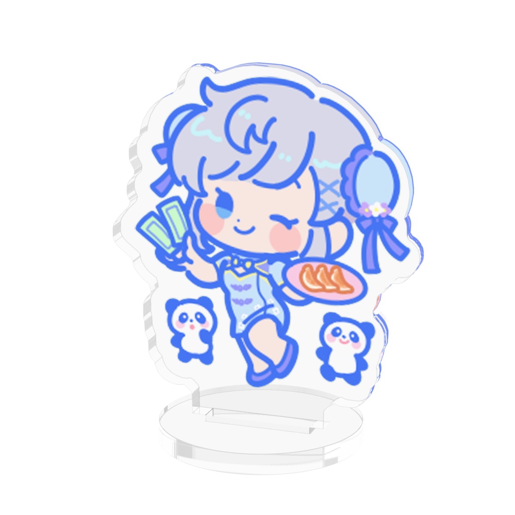 ｷﾞｮｳｻﾞど～ぞ！ミニひなちゃん🥟💨✨アクリルスタンド