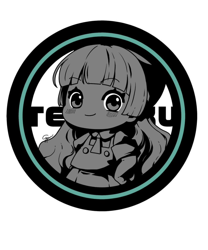 天国への案内人焦げ子ステッカー