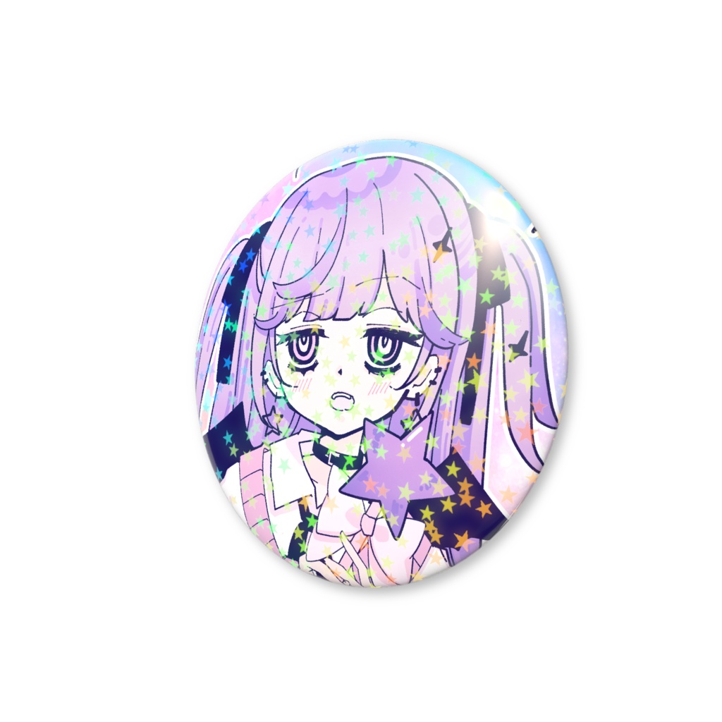 ホログラム缶バッジ