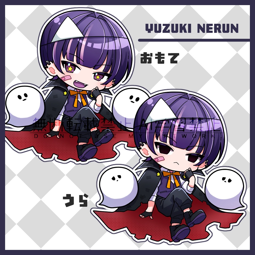 【幽月ねるん】Halloween限定・ミニアクリルキーホルダー