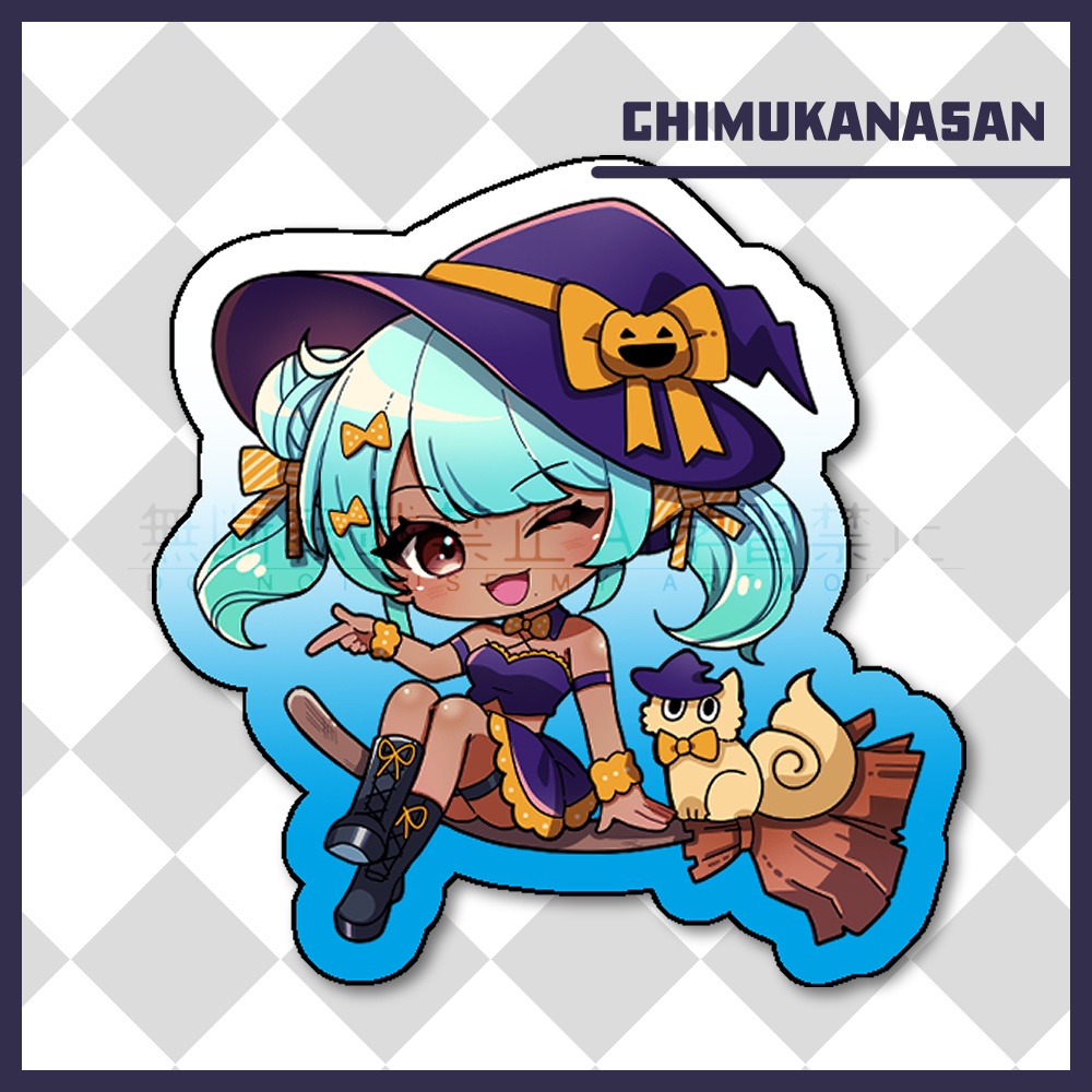 【ちむかなさん】Halloween限定・ミニアクリルキーホルダー
