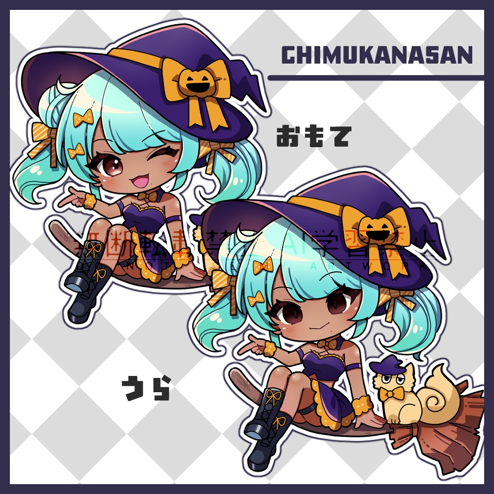 【ちむかなさん】Halloween限定・ミニアクリルキーホルダー