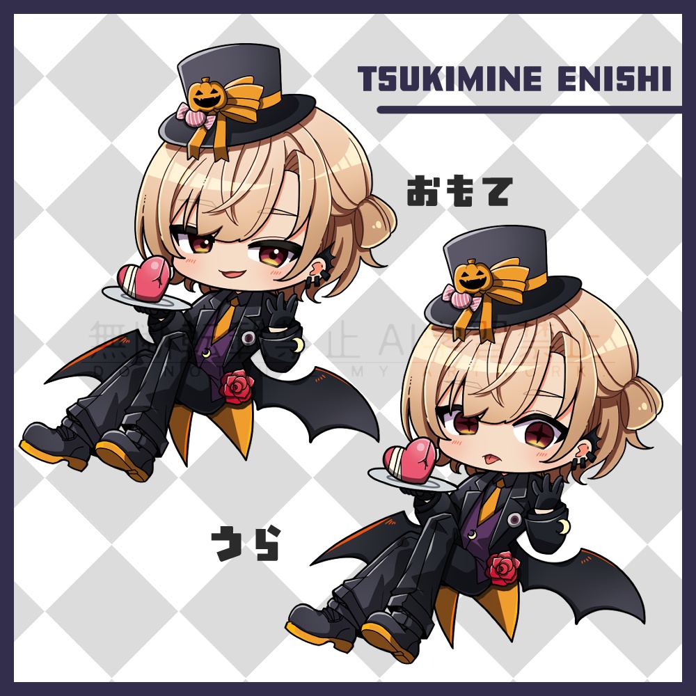 【月嶺縁】Halloween限定・ミニアクリルキーホルダー