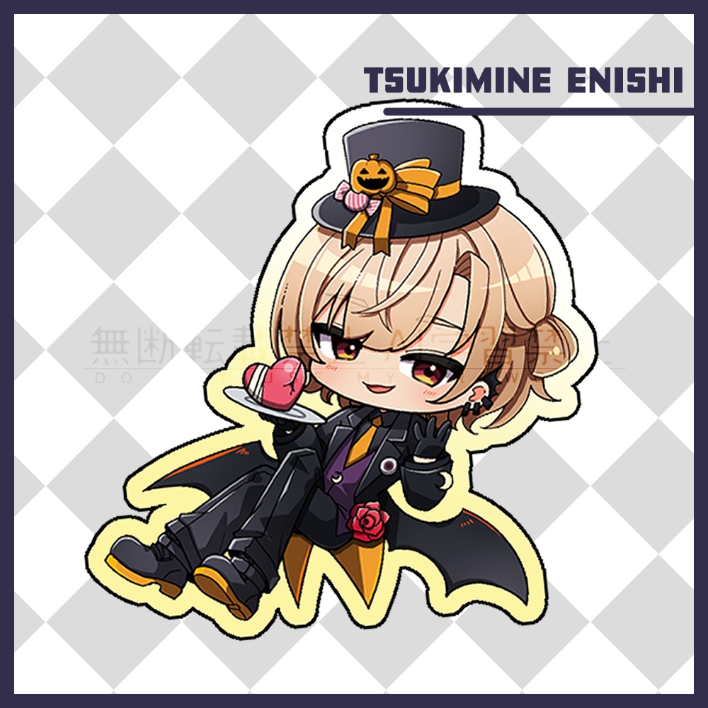 【月嶺縁】Halloween限定・ミニアクリルキーホルダー