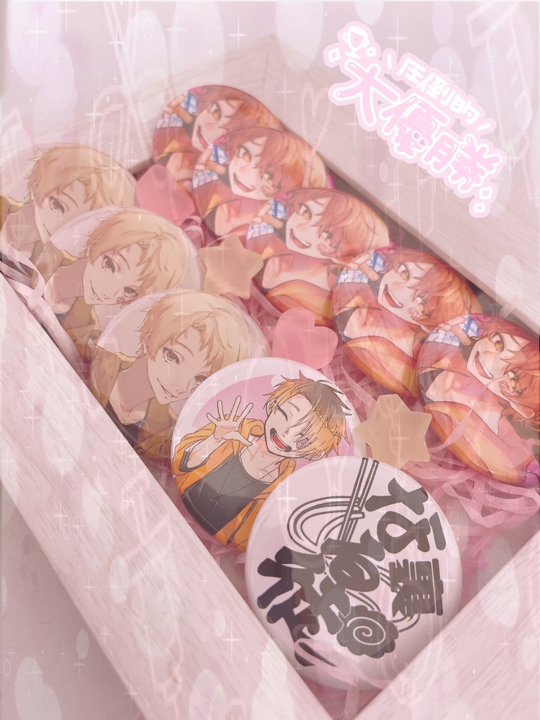 ランダム缶バッジ(全5種ランダム)【38mm】