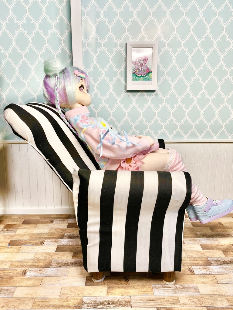 1/3(1/4)スケール ドール専用 一人用ソファ DX 訳あり品