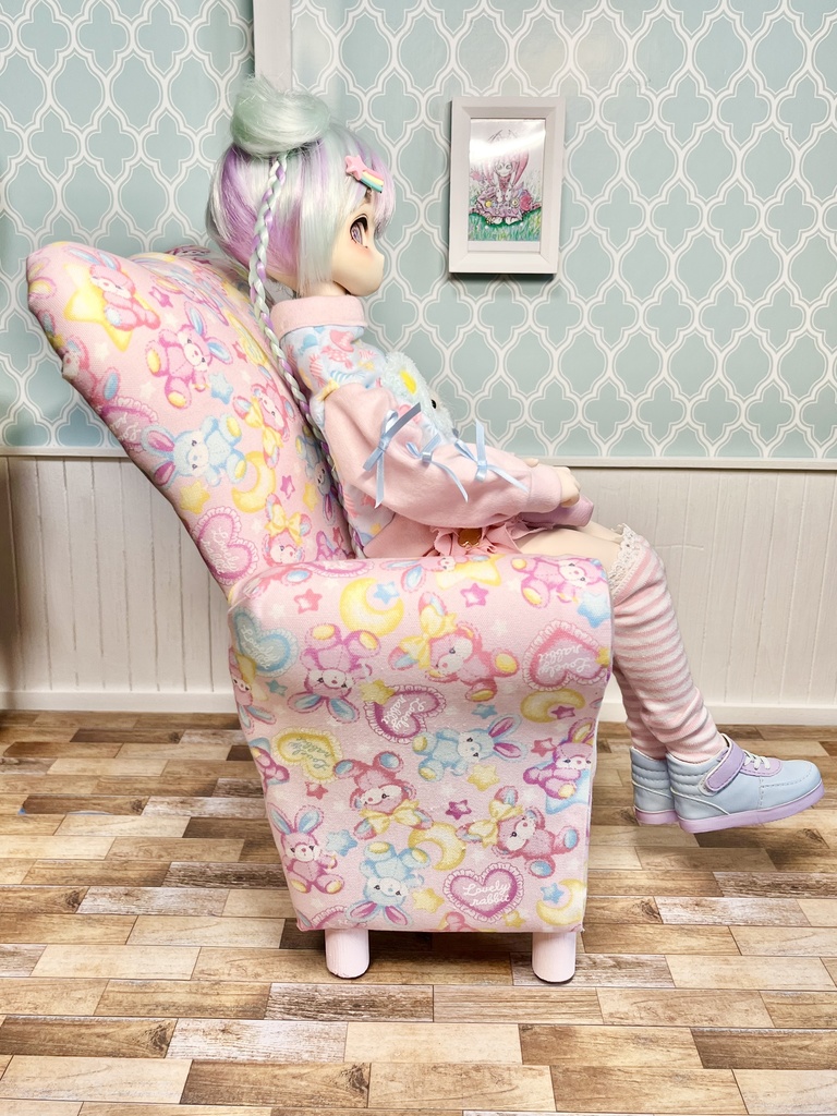 1/3(1/4)スケール ドール専用 一人用ソファ DX うさぎちゃん