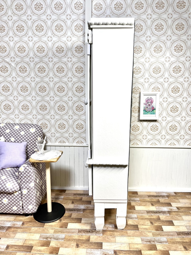 1/3(1/4)スケール ドール用 キャビネット タイプ③ホワイト