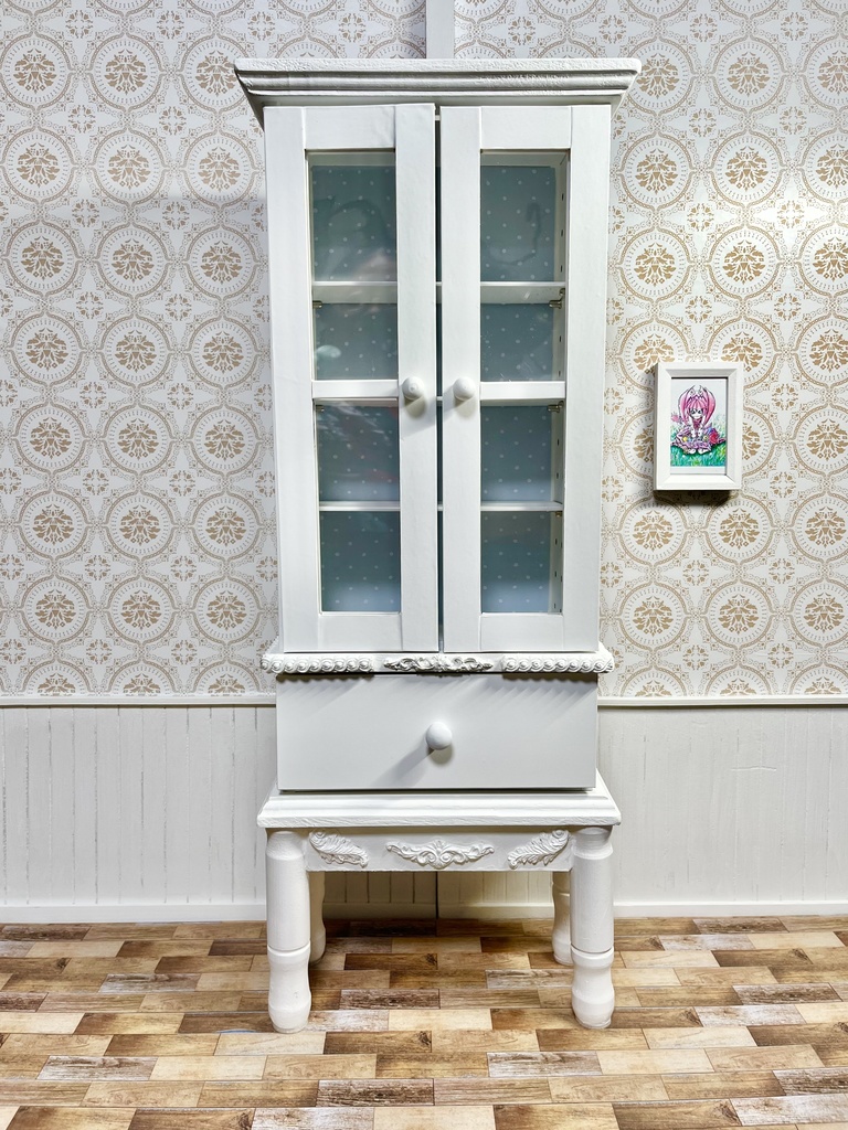 1/3(1/4)スケール ドール用 キャビネット ホワイト