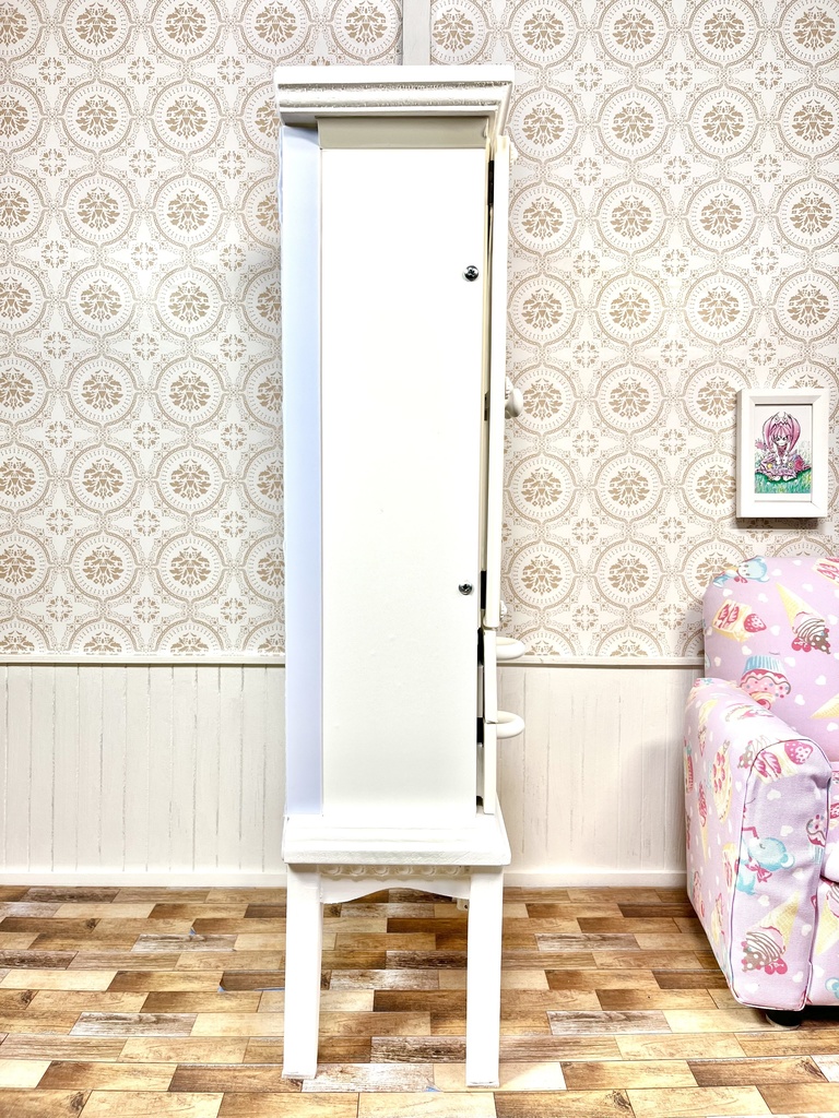 1/3(1/4)スケール ドール用 二段キャビネット ホワイト②