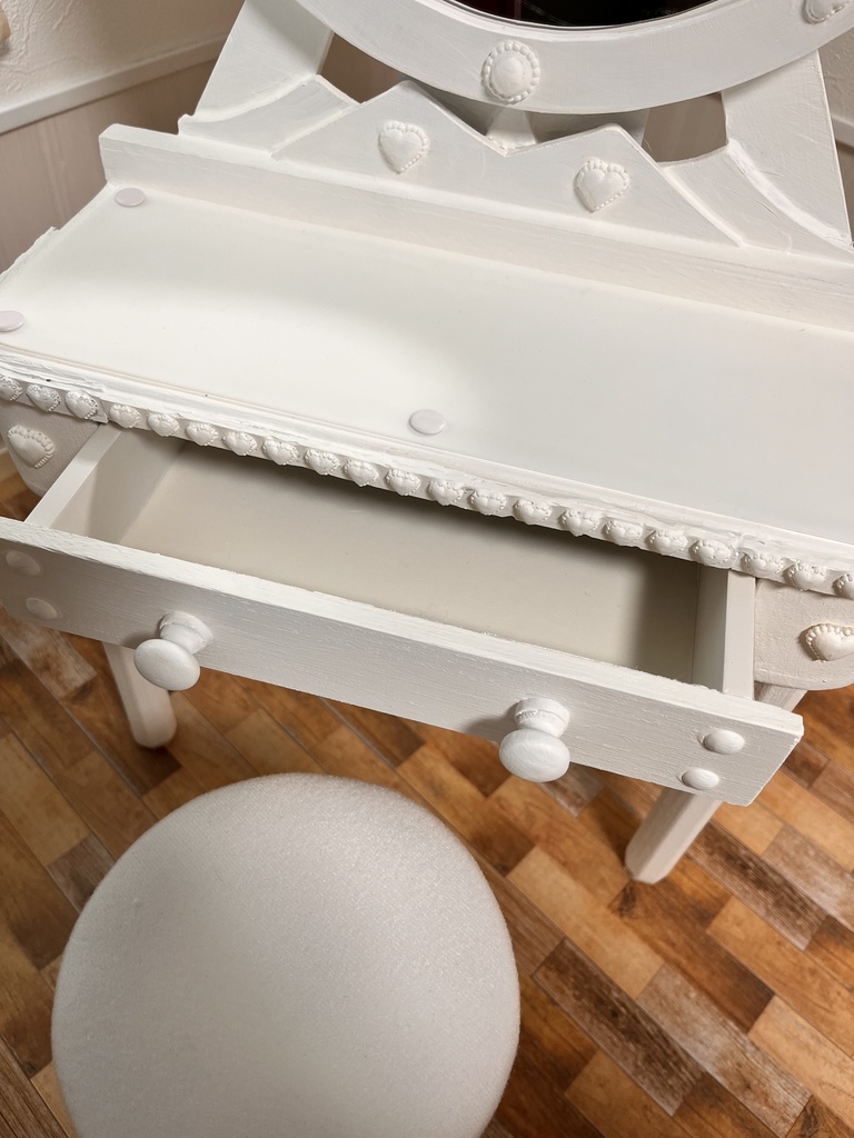 1/3(1/4)スケール ドール用 ミラードレッサー ハート&パール