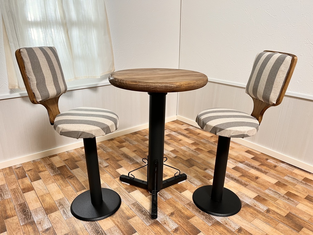 1/3(1/4)スケール ドール用 カフェテーブルセット オーク