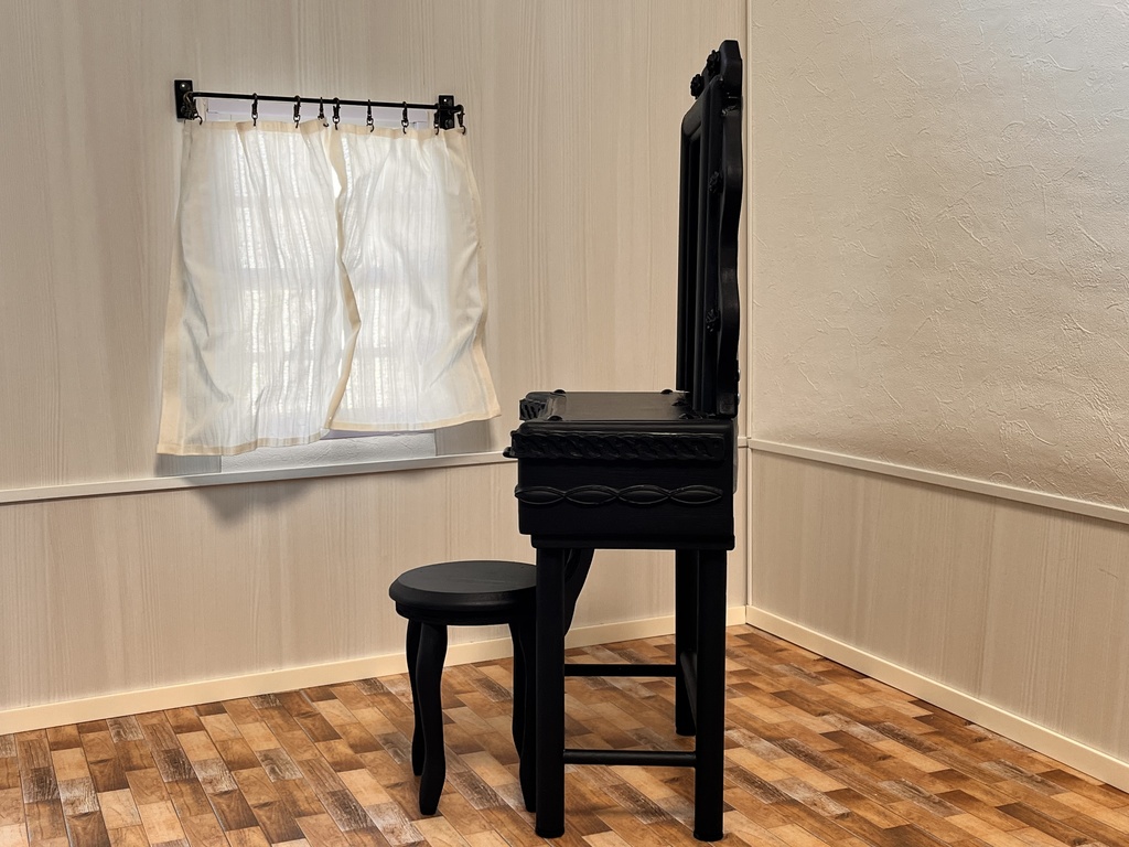 1/3(1/4)スケール ミラードレッサー ブラック