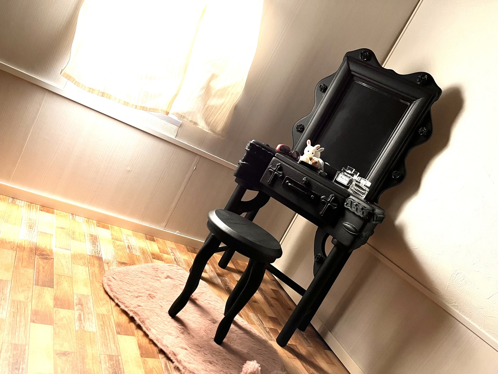 1/3(1/4)スケール ミラードレッサー ブラック