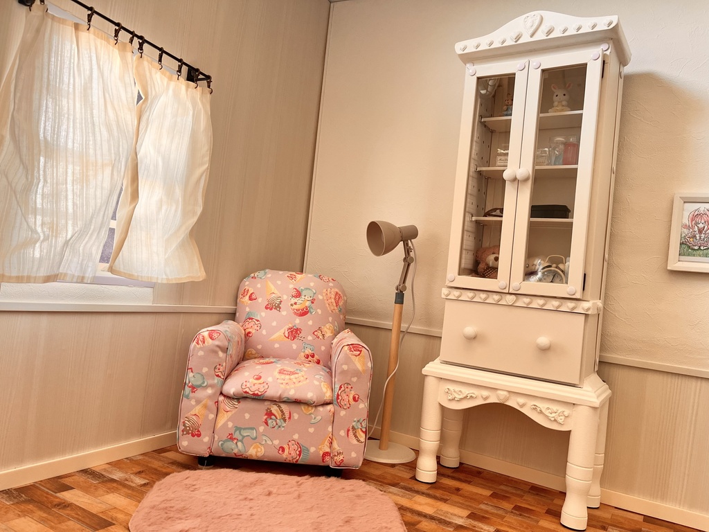 1/3(1/4)スケール 高身長キャビネット ホワイト