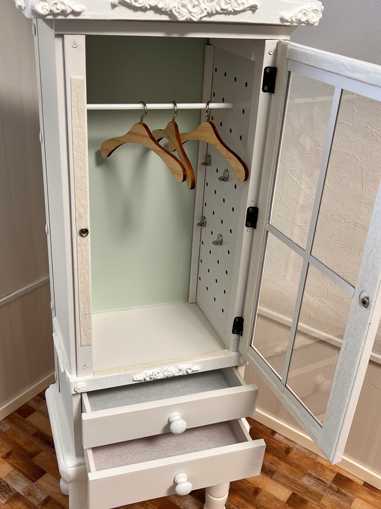 1/3(1/4)スケール ハイブリッドキャビネット ホワイト