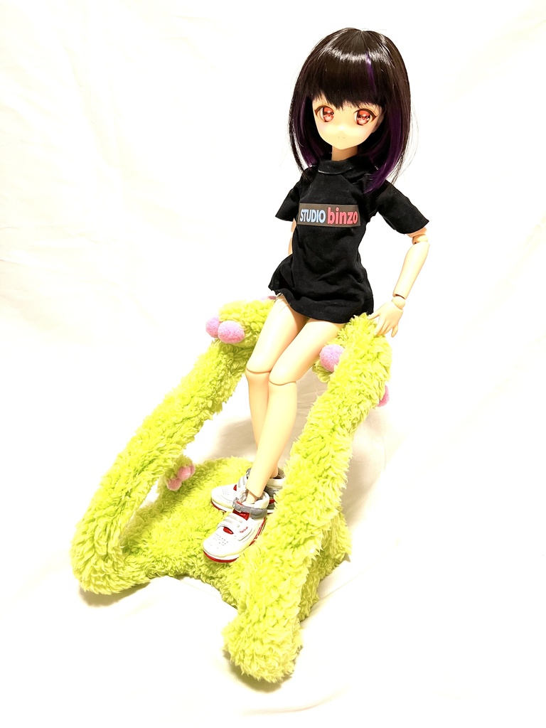 ドールスタンド もふもふしてんじゃねーよ グリーン