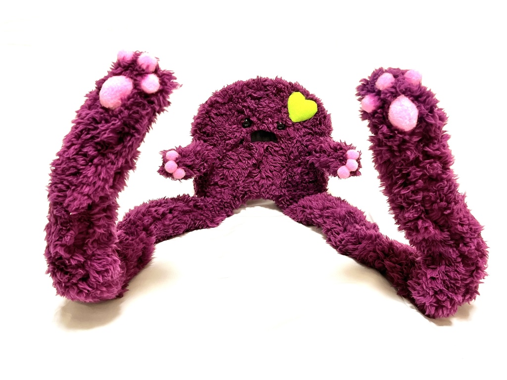 ドールスタンド もふもふしてんじゃねーよ パープル