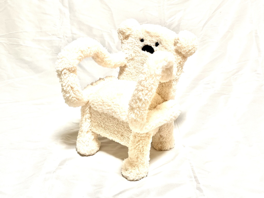 ドールスタンド&チェア もふもふマン変異種二体セット