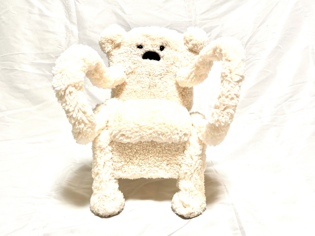 ドールスタンド&チェア　もふもふマン変異種二体セット