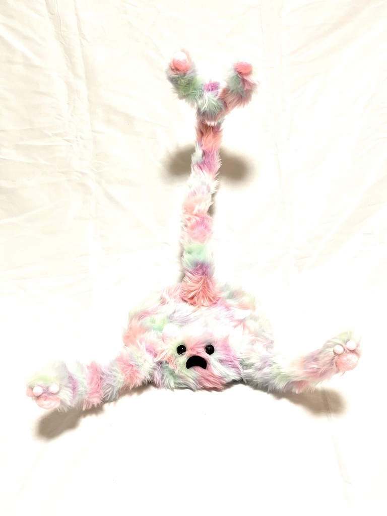 ドールスタンド もふもふマン変異種 パステルカラーミックス