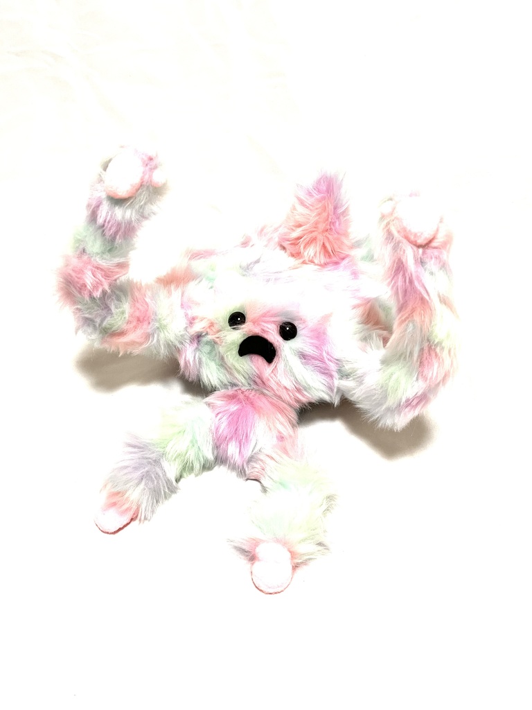 ドールスタンド もふもふマン変異種 パステルカラーミックス