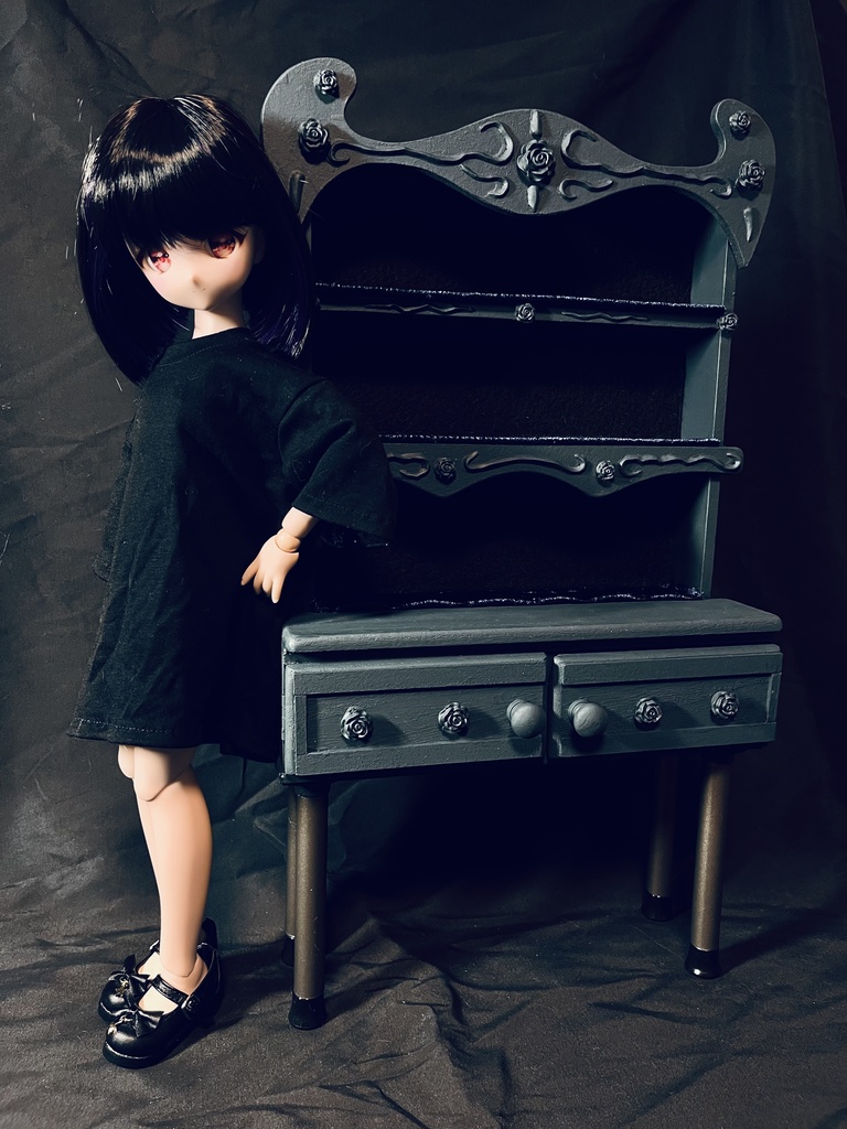 1/4スケール ブックシェルフ ミッドナイトブルー