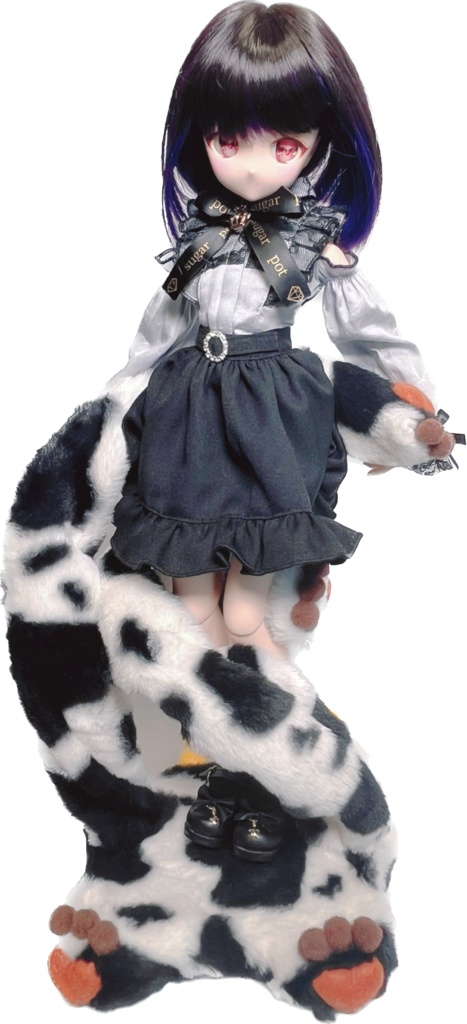 ドールスタンド もふもふマン モーモー